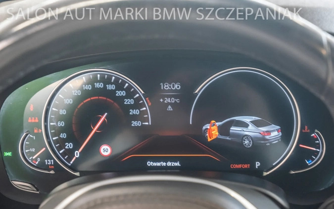 BMW Seria 5 cena 169000 przebieg: 179723, rok produkcji 2018 z Wejherowo małe 781